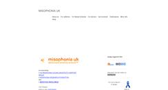Desktop Screenshot of misophonia-uk.org