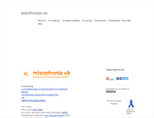 Tablet Screenshot of misophonia-uk.org